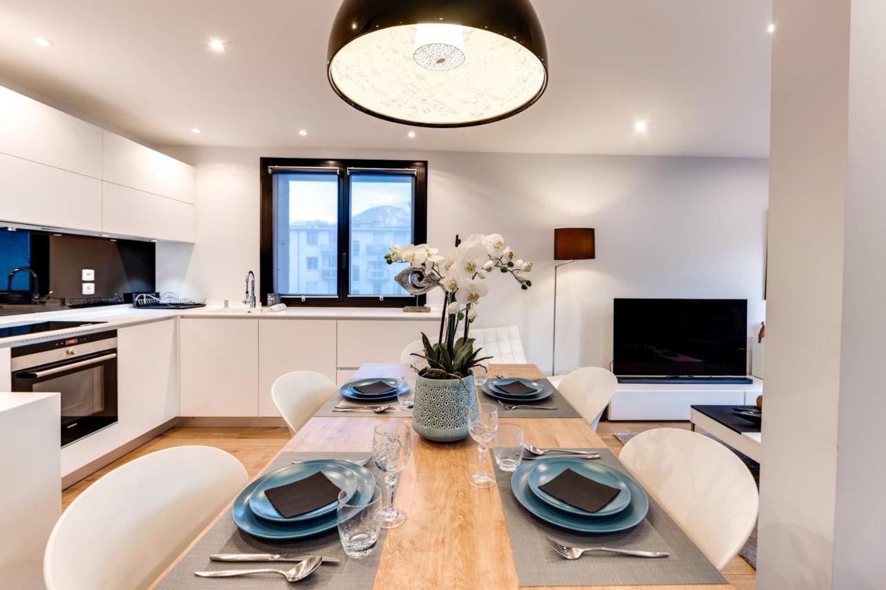 Les Sorbiers - Apartment 2 Bedrooms Top Floor - Parking & Terrace آنسي المظهر الخارجي الصورة