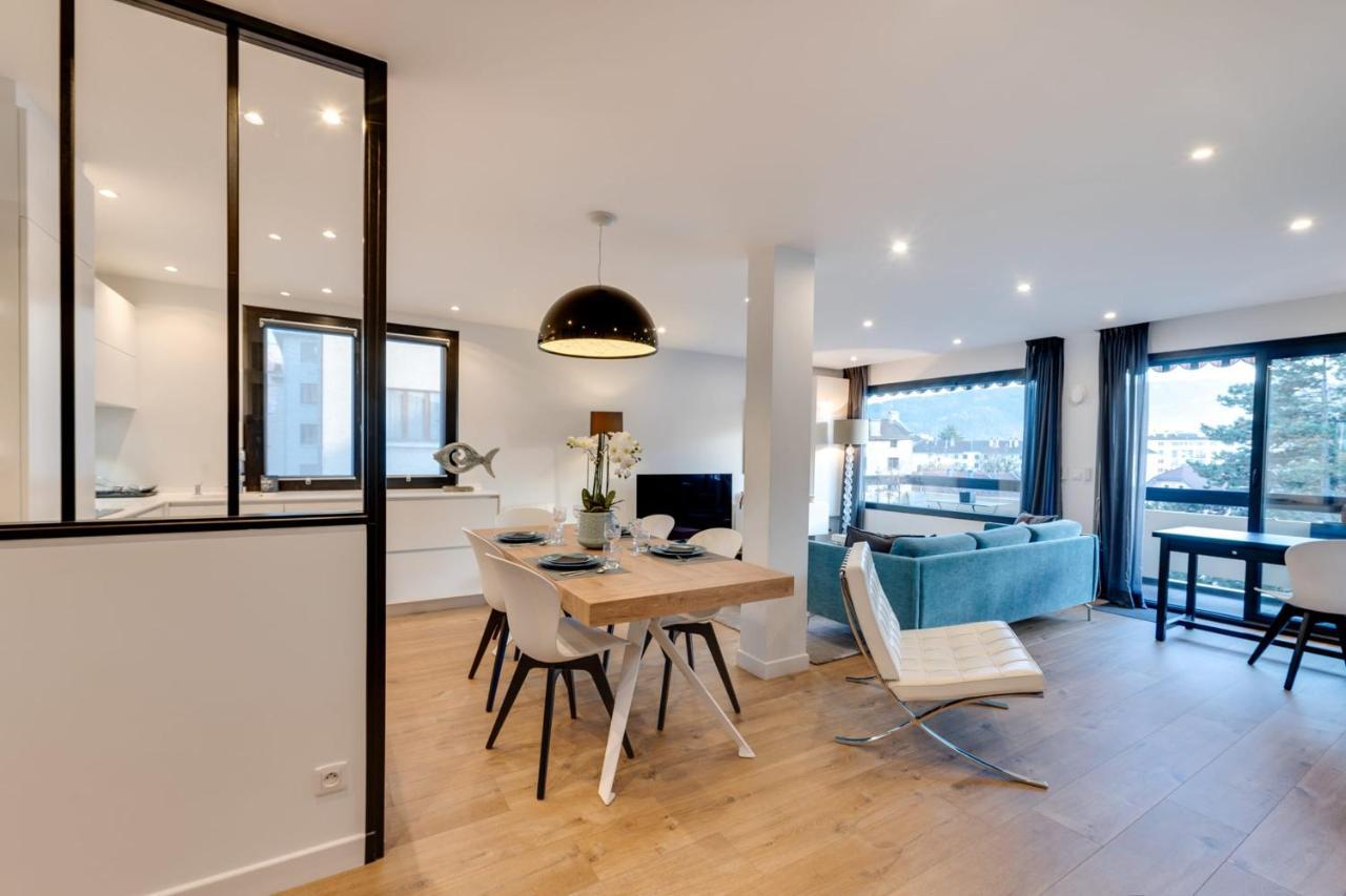 Les Sorbiers - Apartment 2 Bedrooms Top Floor - Parking & Terrace آنسي المظهر الخارجي الصورة