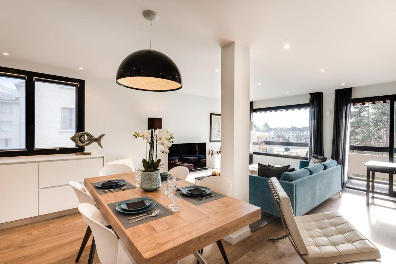 Les Sorbiers - Apartment 2 Bedrooms Top Floor - Parking & Terrace آنسي المظهر الخارجي الصورة